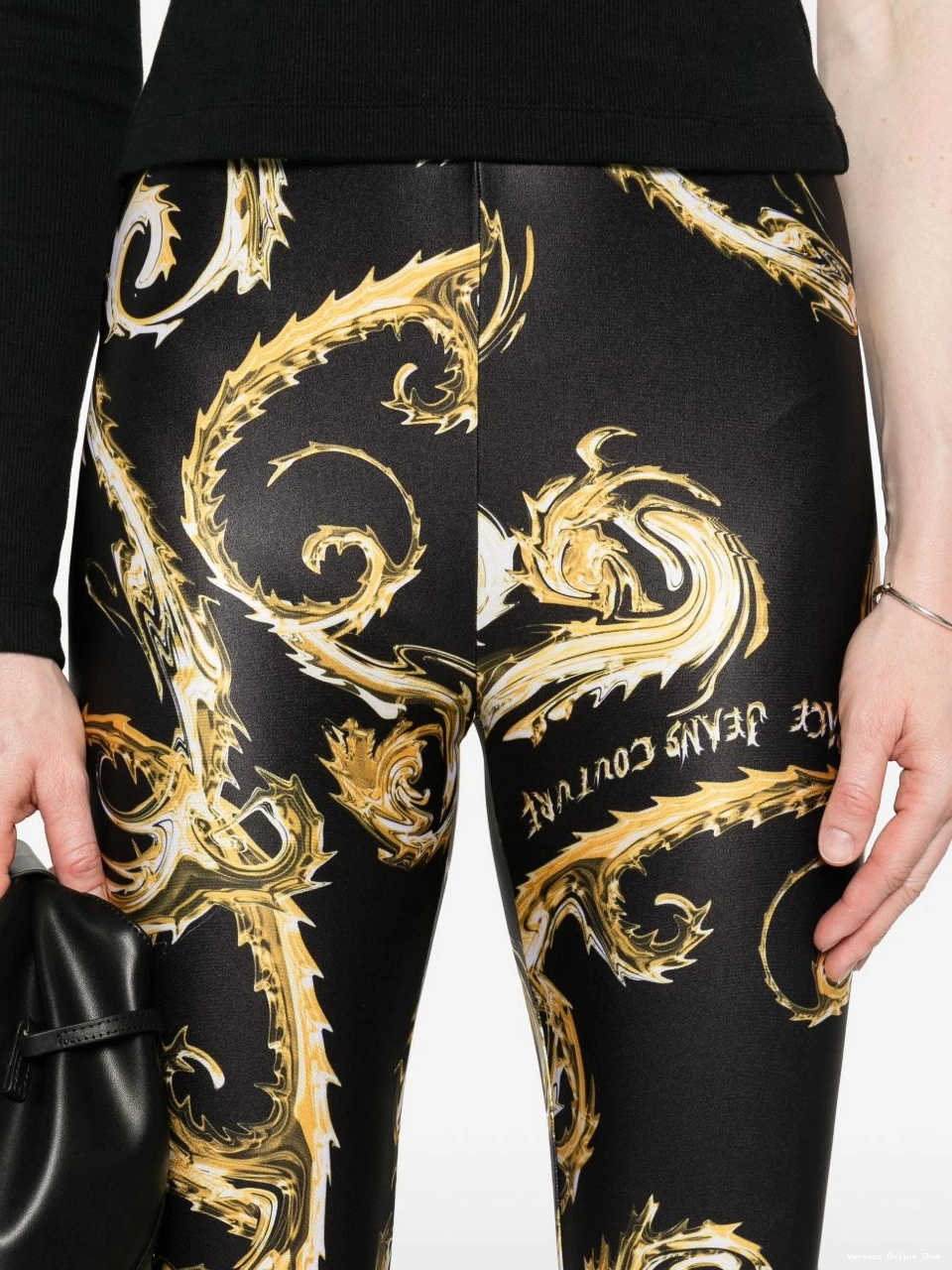 Cheap Chromo leggings Women Couture Couture Versace Jeans 0704
